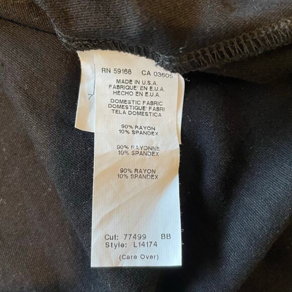 Karen Kane Jersey Knit Dress 3/4 Sleeves Scoop Neck Sz M Normcore A-Line Stretch - Picture 8 of 12